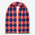 Miss Pompom Argyle Wool Scarf