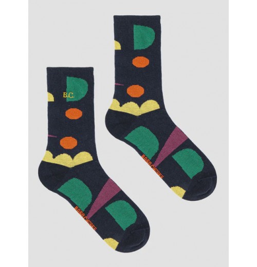 Choses Multicolour Shapes Long Socks