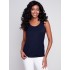 Reversible Bamboo Cami - Navy