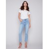 Bootcut Stretch Denim Pants - Light Blue