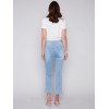 Bootcut Stretch Denim Pants - Light Blue