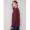 Johnny Collar Sweater - Port