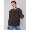 Plush Net Stitch Sweater - Spruce