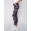 Printed Suede Crinkle Jogger Pants - Paisley