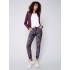 Printed Suede Crinkle Jogger Pants - Paisley