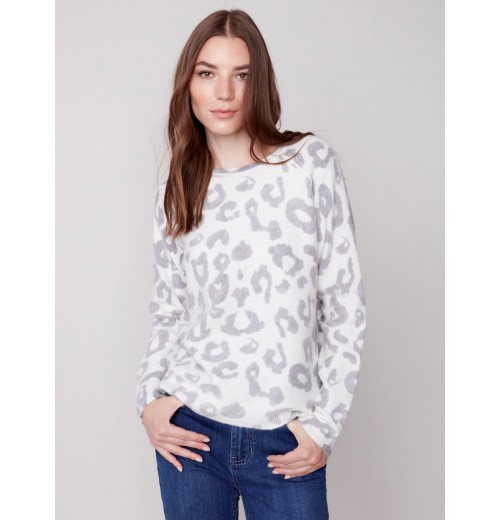 Reversible Animal Print Sweater - Animal