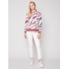 Space Dye Knit Sweater - Ruby