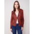 Vintage Faux Leather Perfecto Jacket - Cinnamon